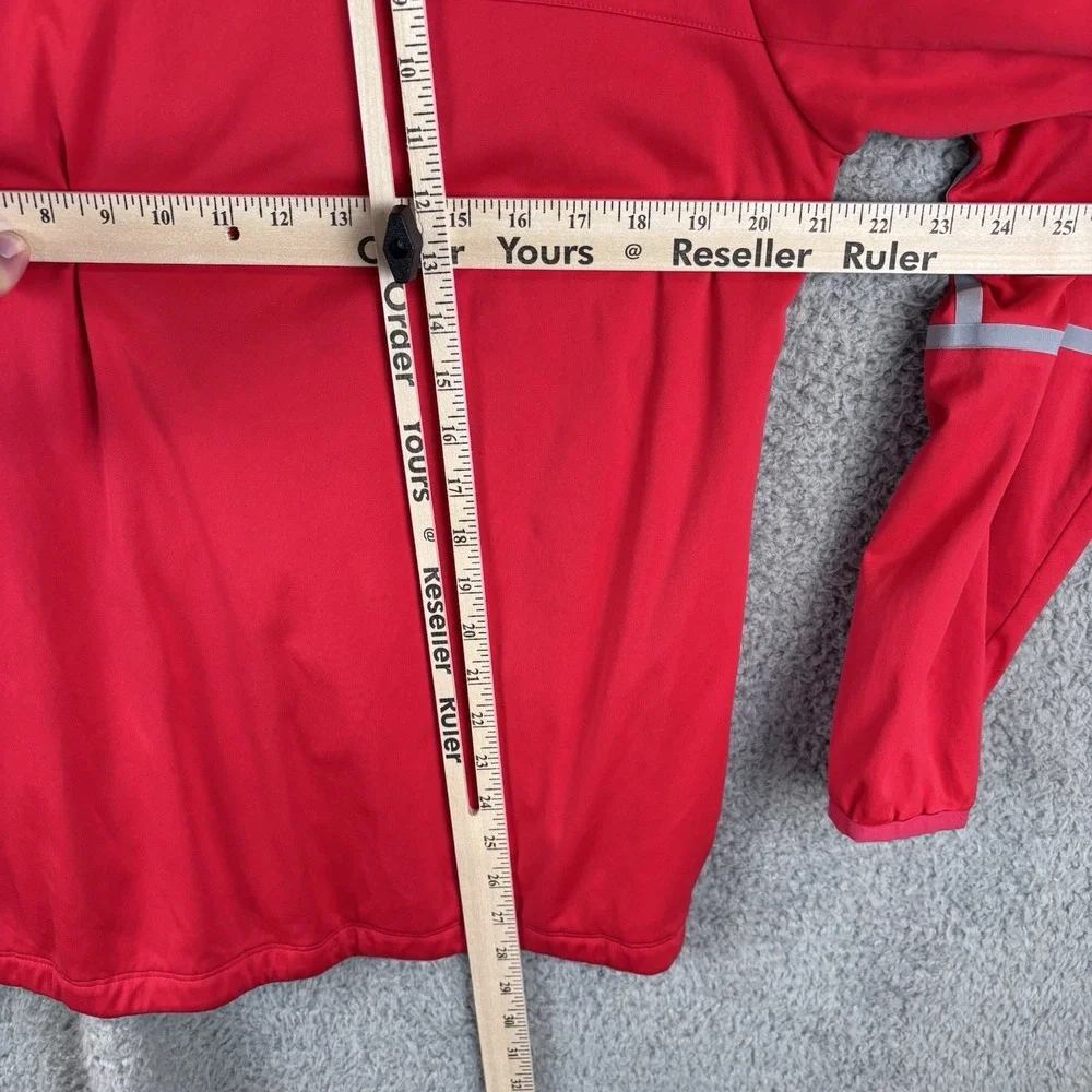 Minnesota Twins Shirt Mens M Red Nike Golf Performance‎ Stretch 1/2 Zip Pullover